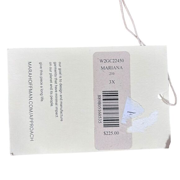 NEW Mara Hoffman Mariana Waffle Bodysuit Burnt Orange Deep V Women's Plus 3X - Picture 8 of 11